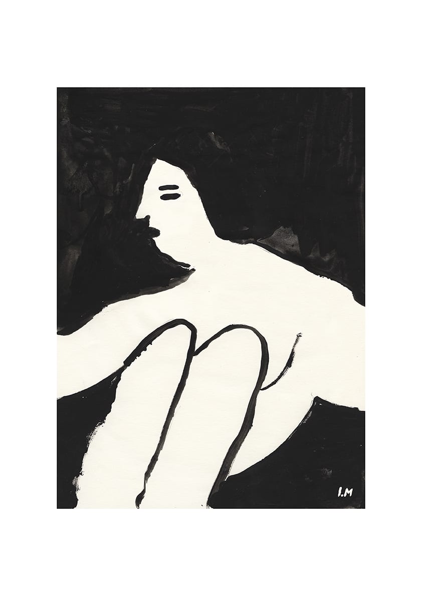 The Poster Club Woman Poster 40x50 cm beige Isis Maakestad