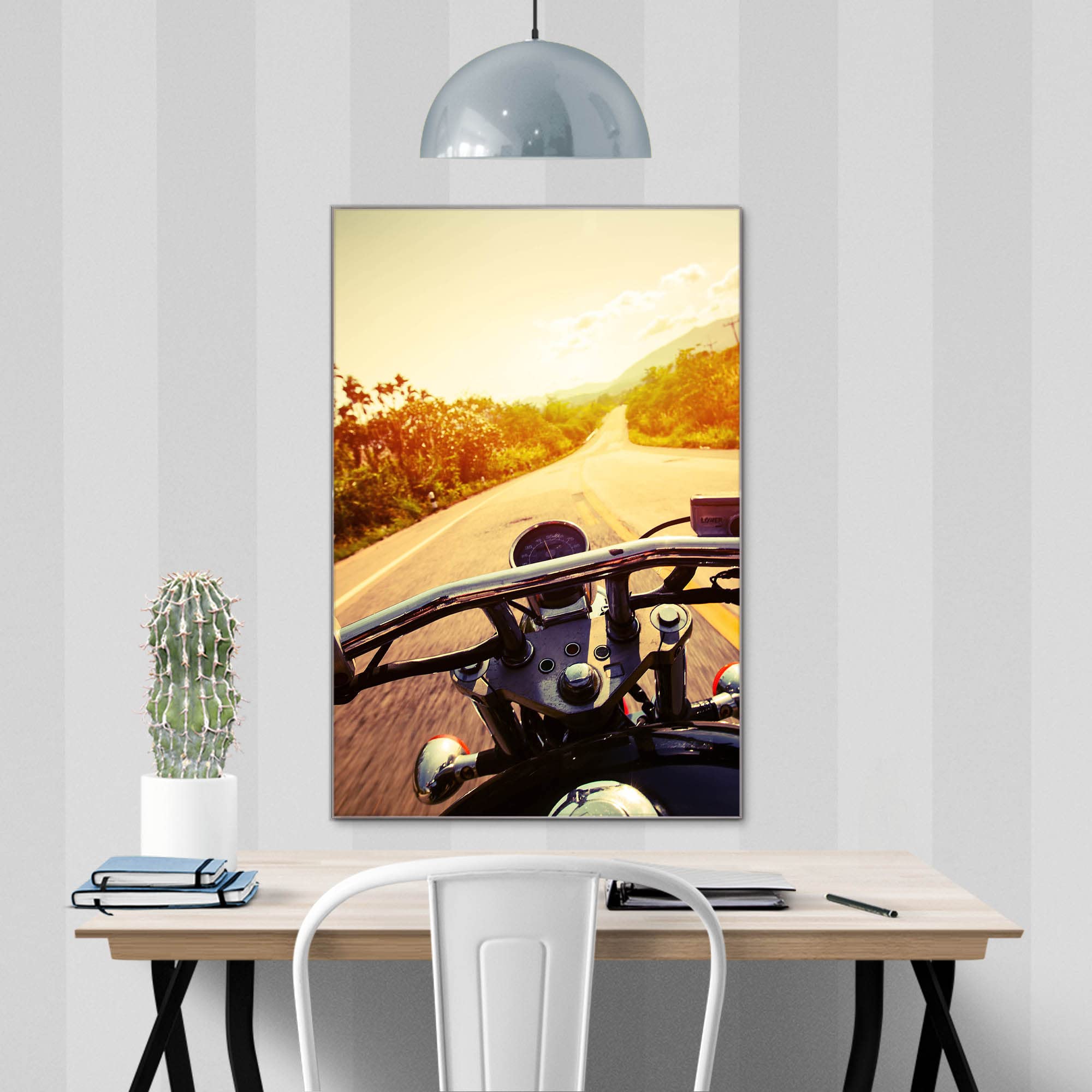 Banjado Magnettafel Glas 60x40cm Easy Rider Technik