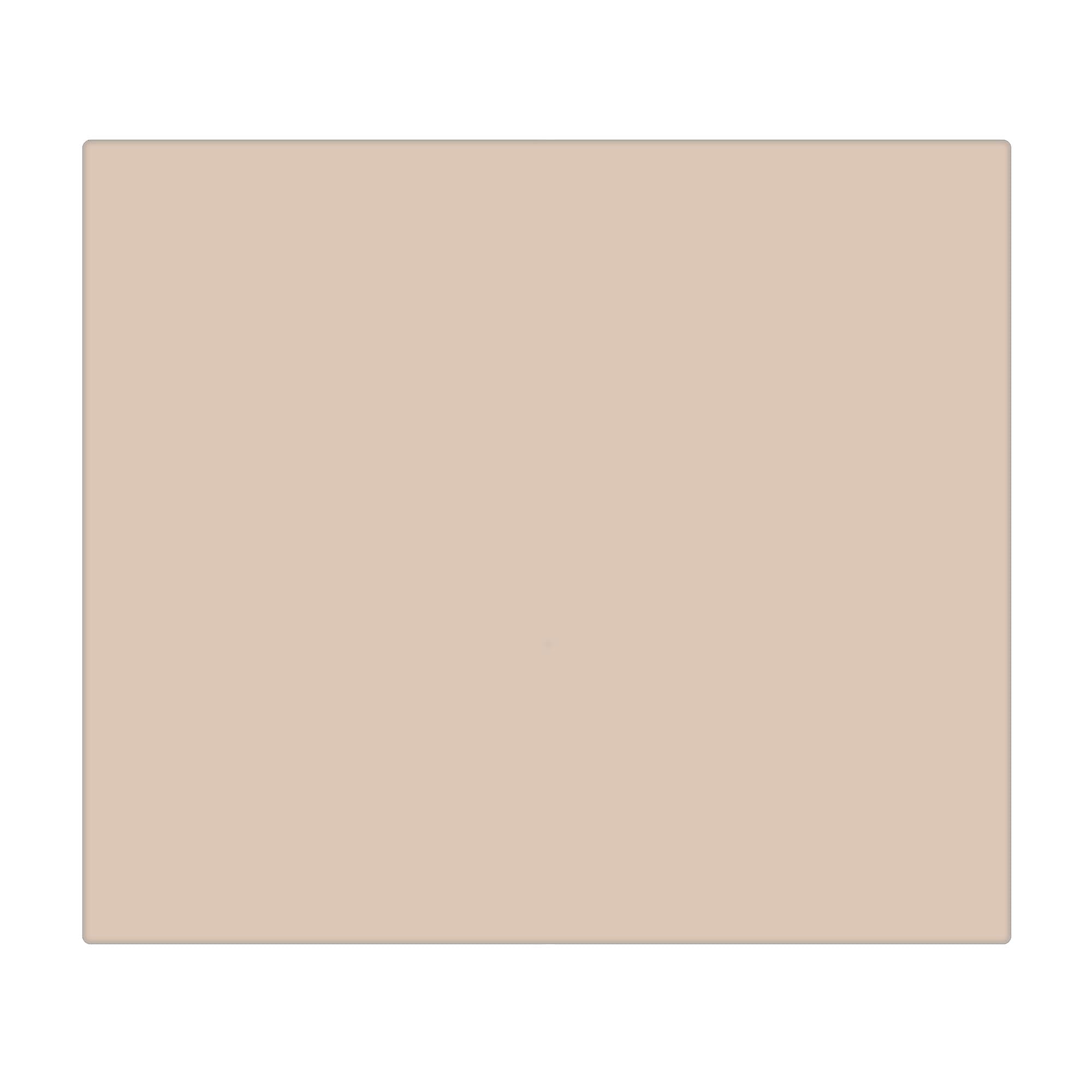 Banjado Herdabdeckplatten Taupe Abdeckung 60x52 cm einteilig