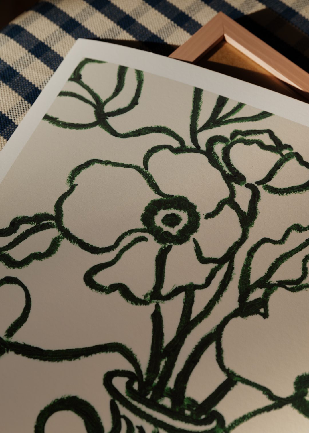 The Poster Club Poppy Studies III Poster 30x40 Grün
