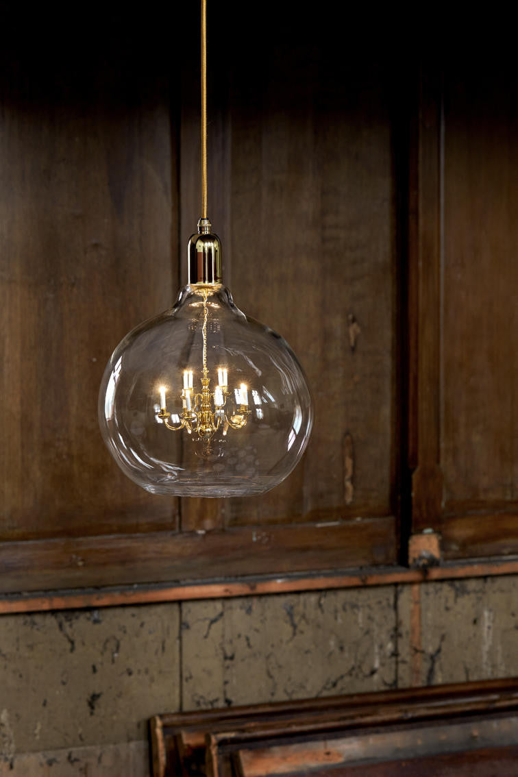 Mineheart Lighting King Edison Grande Pendelleuchte Gold