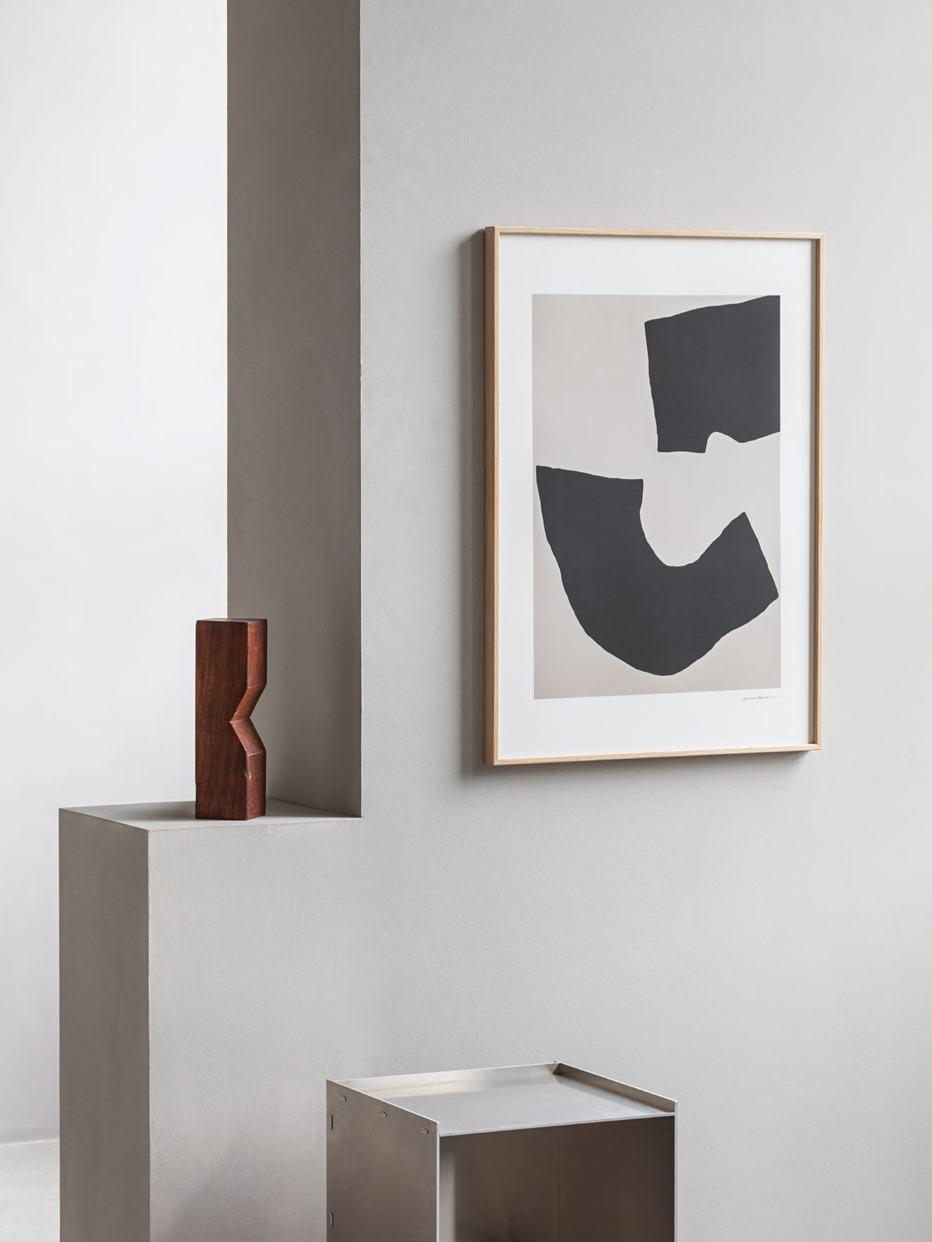 The Poster Club Mock Up No. 1 Kunstdruck 50x70 cm Beige