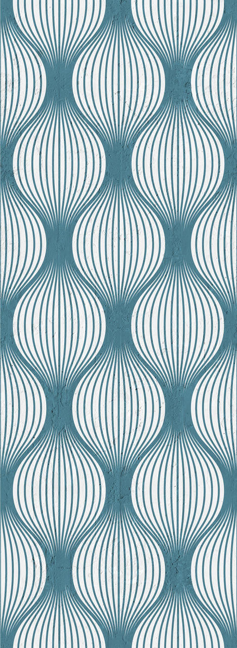 Mineheart Wallpaper Petroleum Geometric Bulbs Tapete Petrol
