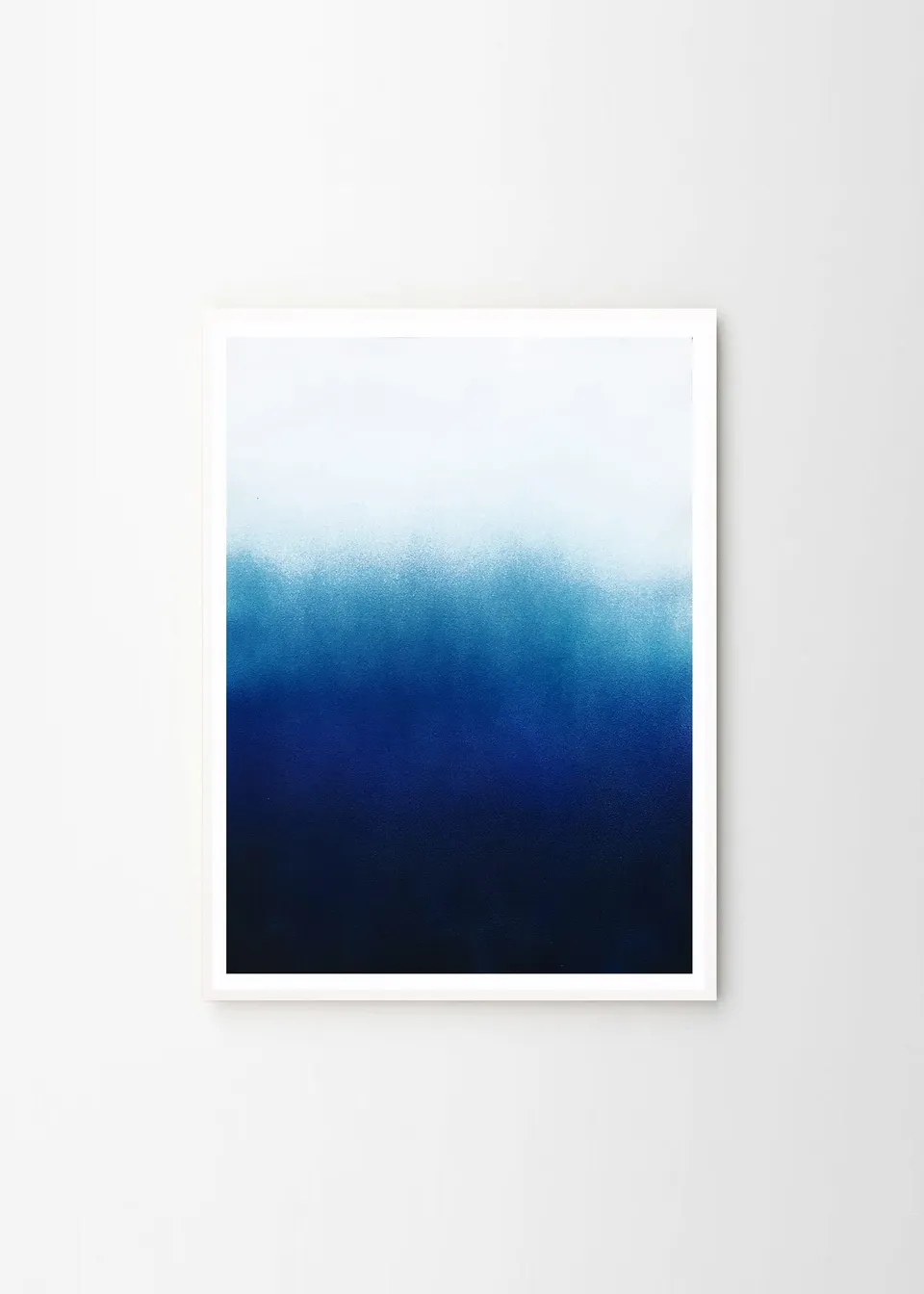The Poster Club Hazy Blue Kunstdruck 79x108 cm blau abstrakt