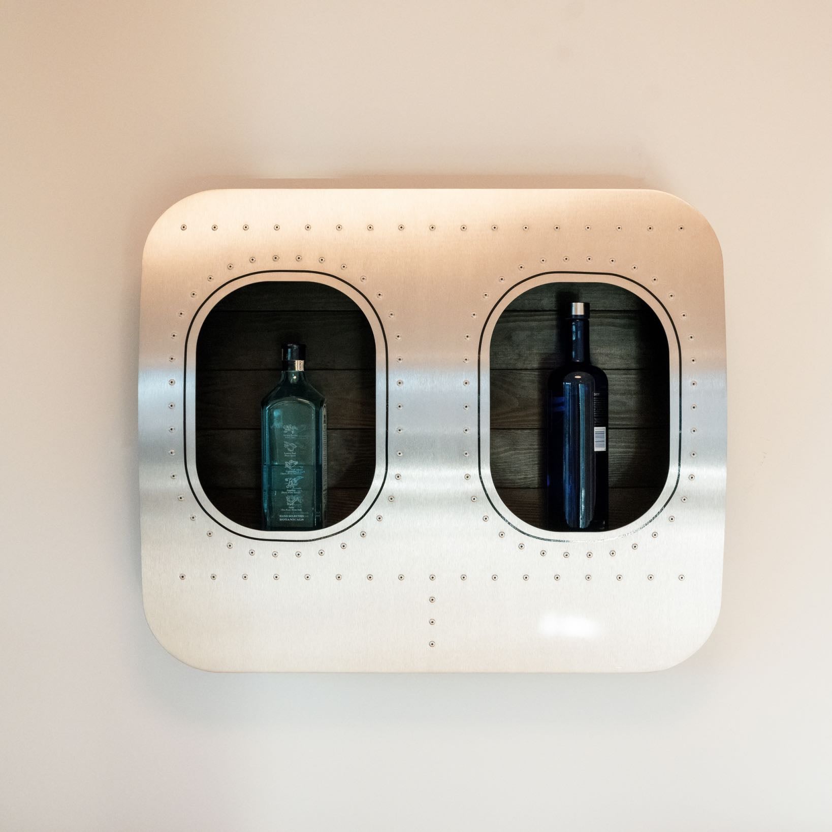 aircraftwindows Wall Bars 2er Wandbar Flugzeugfenster Flamed & Oiled