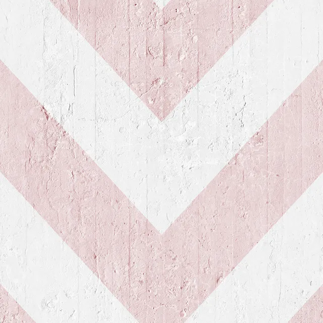 Mineheart Pink Geometric Stripes Tapete Rosa Vlies