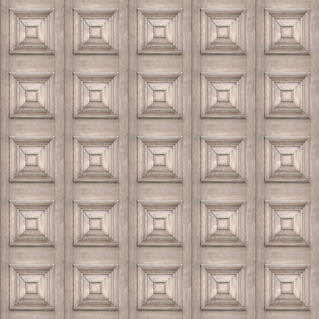 Mineheart Wallpaper Bleached Oak Victorian Panelling Tapete Eiche