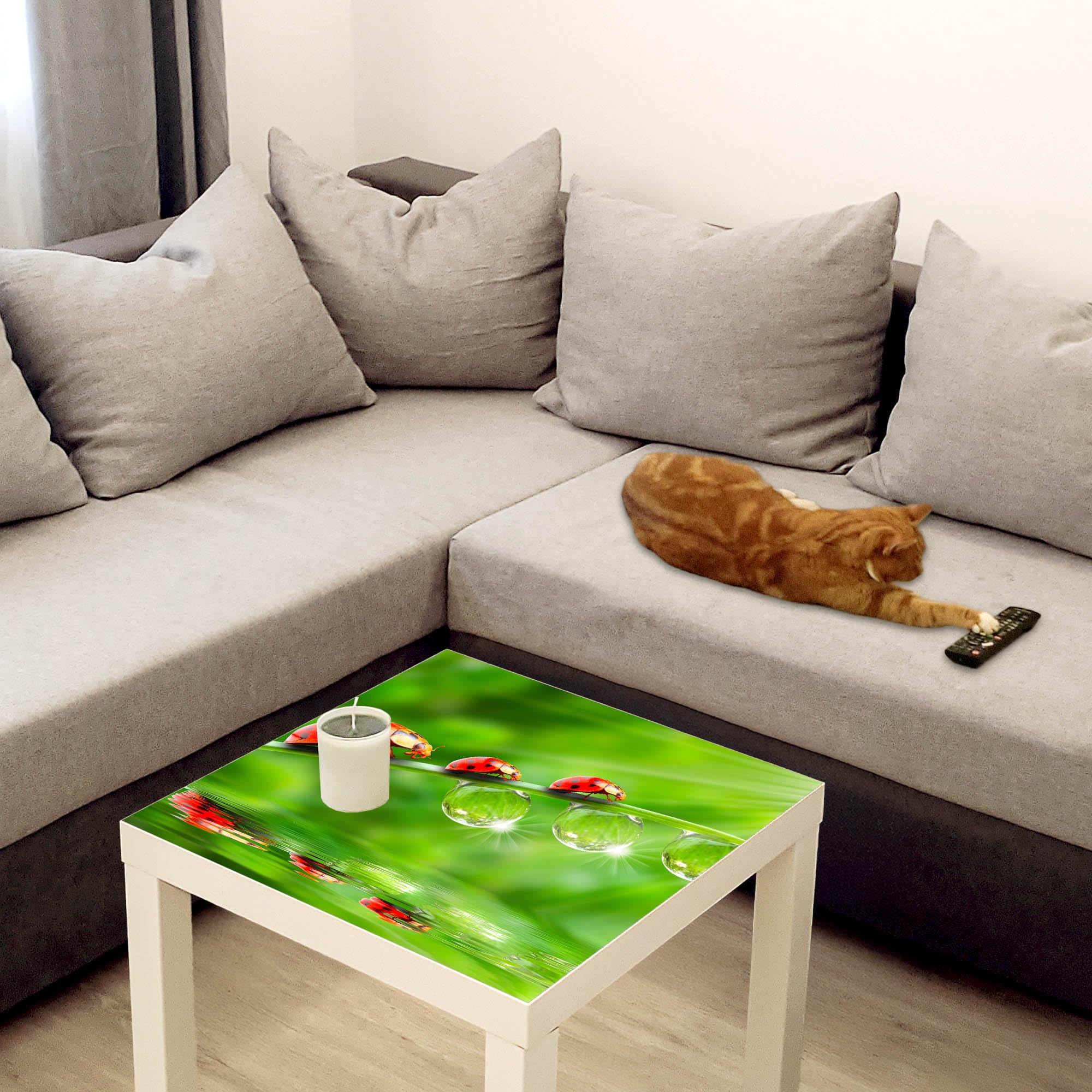 Banjado Möbelfolie Tischfolie Für Jeden Einen 55x55 selbstklebend