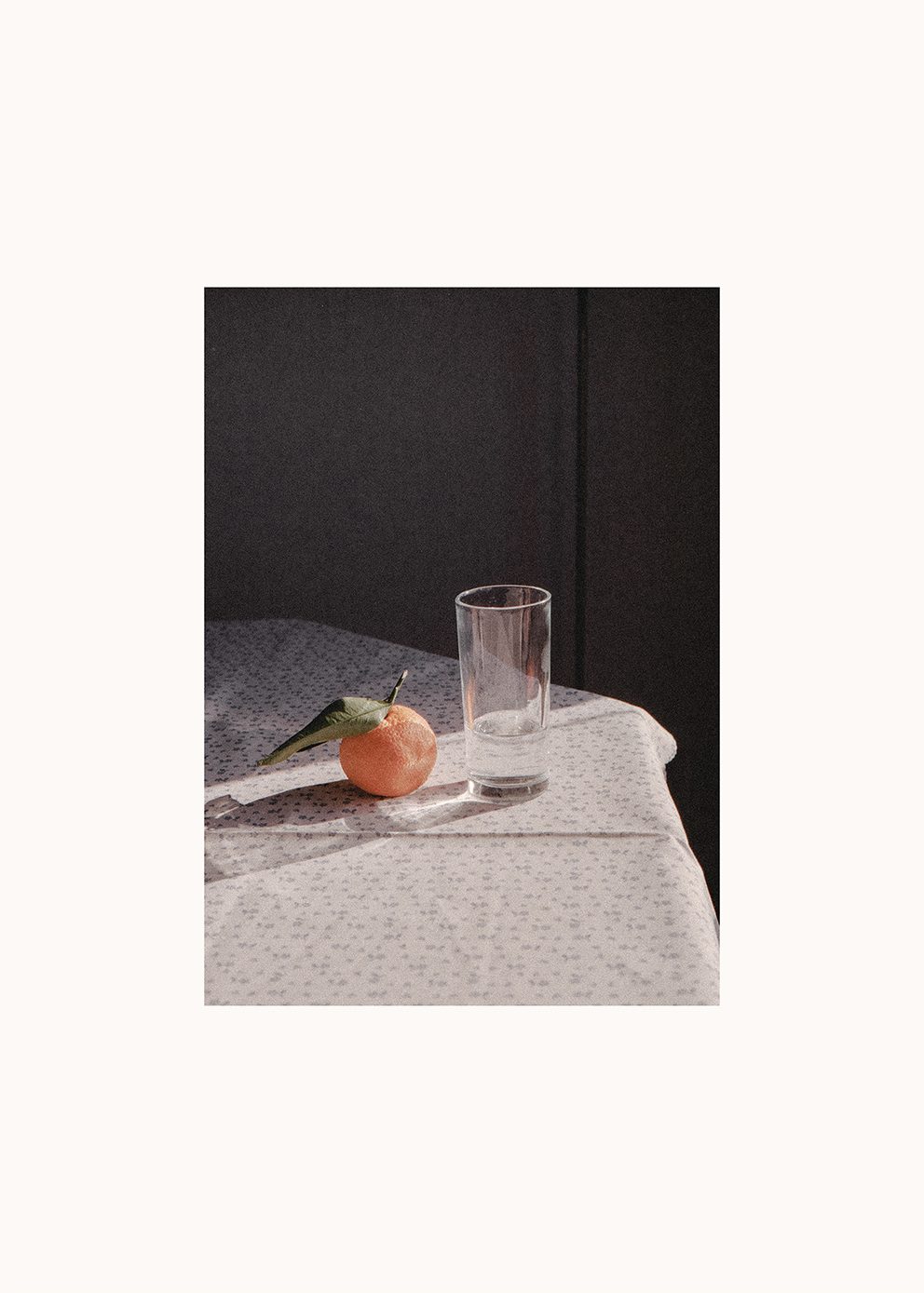 The Poster Club Sunrise Kunstdruck 30x40 cm orange grau