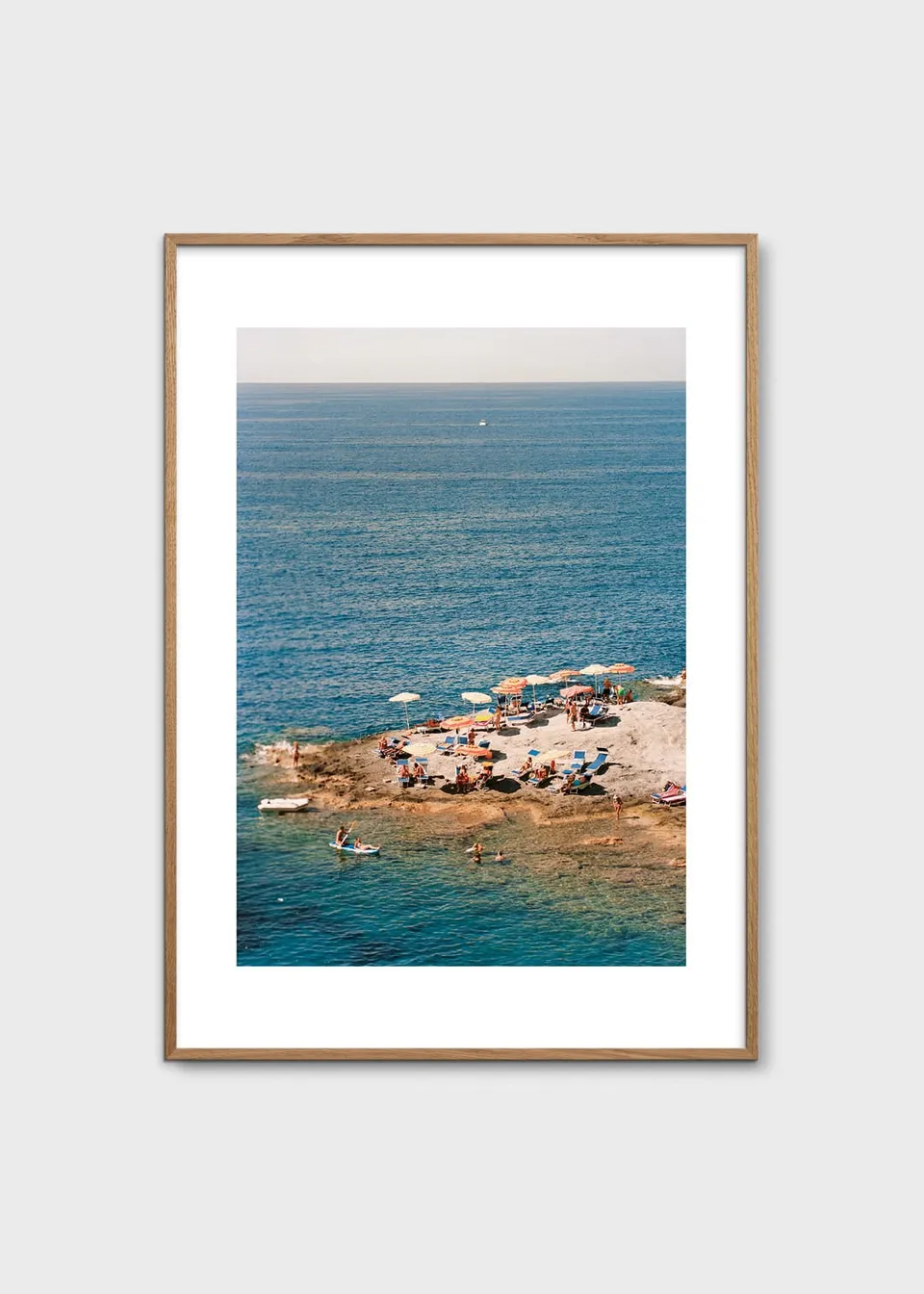 The Poster Club Ponza Tangerine Poster 30x40 Blau