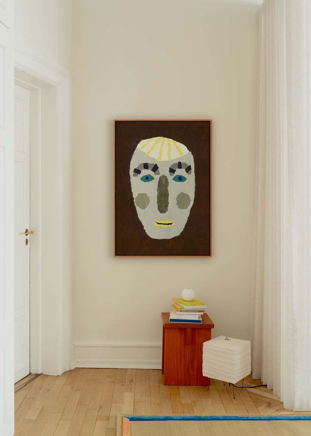 The Poster Club Yellow Hair Portrait Leinwand 30x40 cm