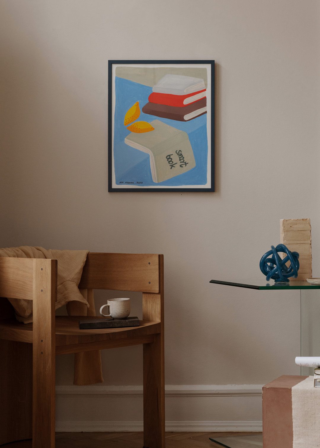 The Poster Club Art Prints Smart Book Poster 30x40 blau