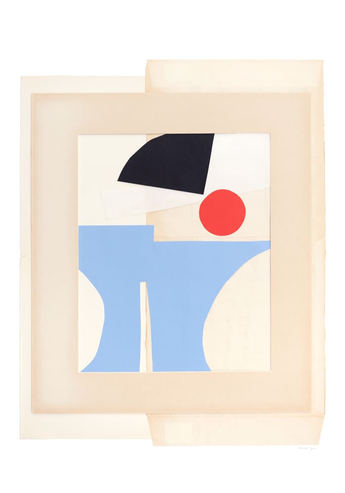 The Poster Club Balance No.111 Kunstdruck 30x40 cm beige