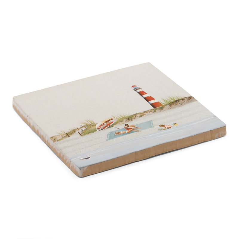 Storytiles Delft blue Ameland Fliese S 10x10 cm Strand Meer
