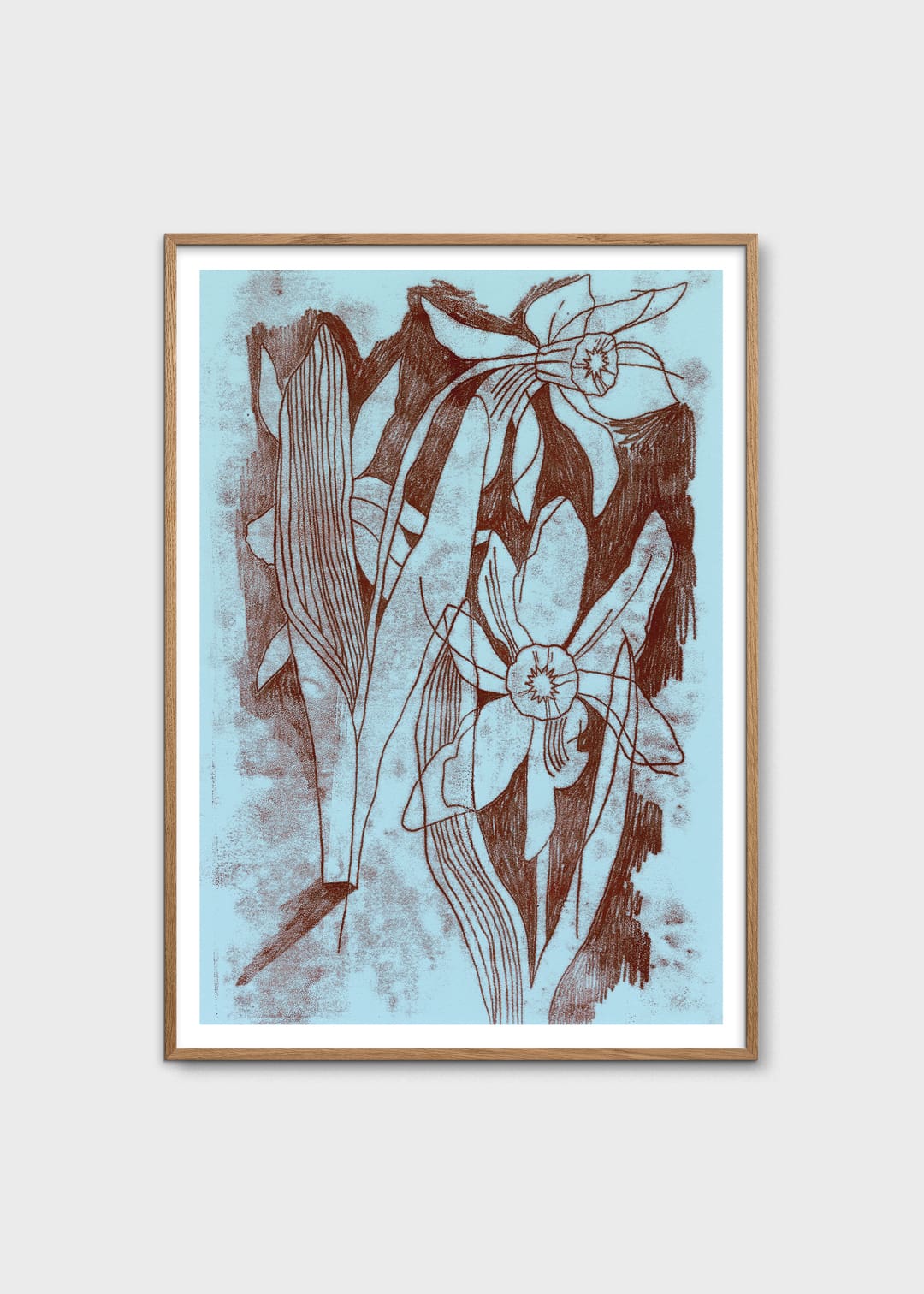 The Poster Club Angel's Tears Poster 30x40 cm hellblau