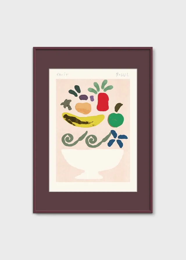 The Poster Club Art Prints Fruit Bowl Poster 30x40 cm Küche
