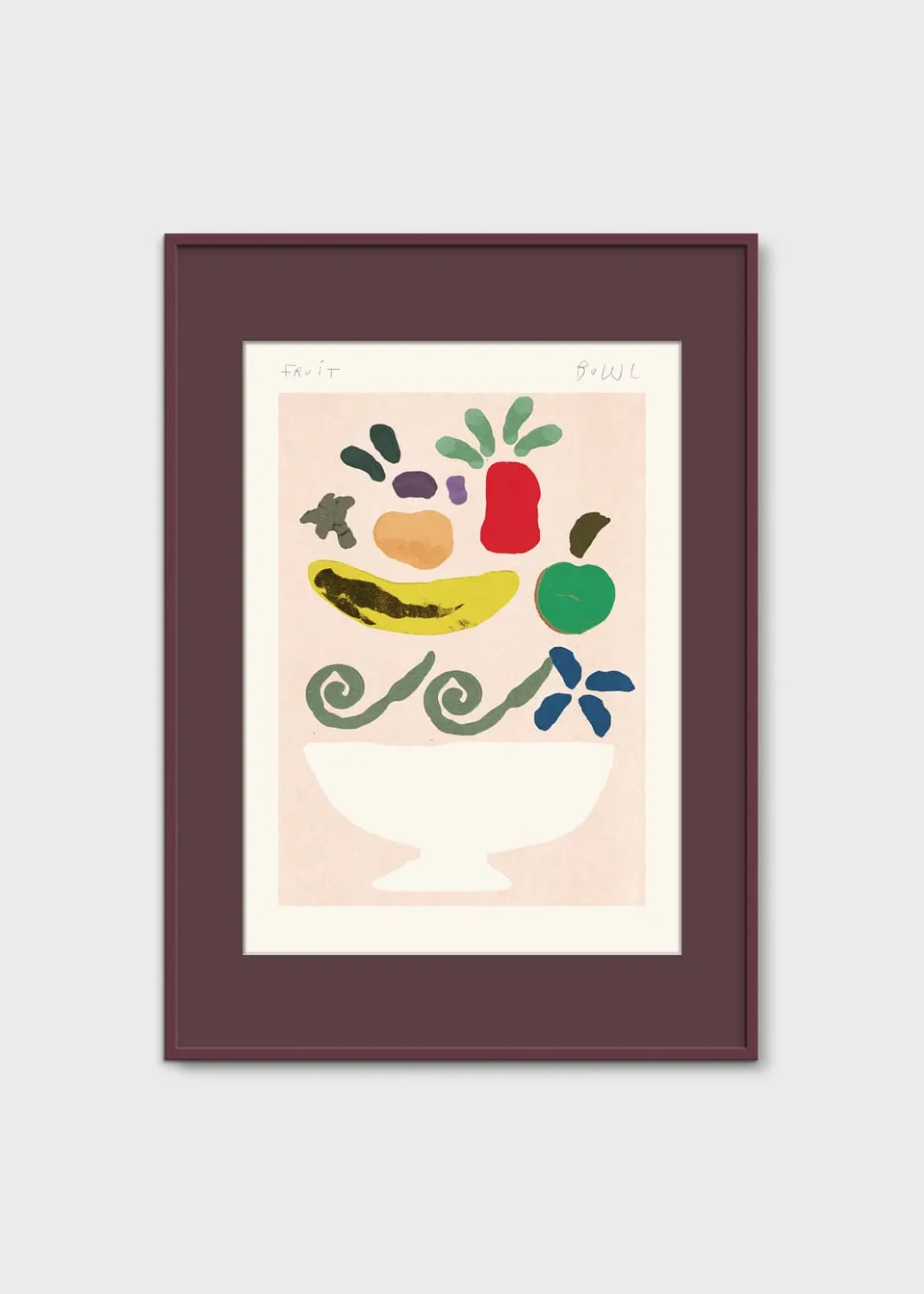 The Poster Club Art Prints Fruit Bowl Poster 30x40 cm Küche