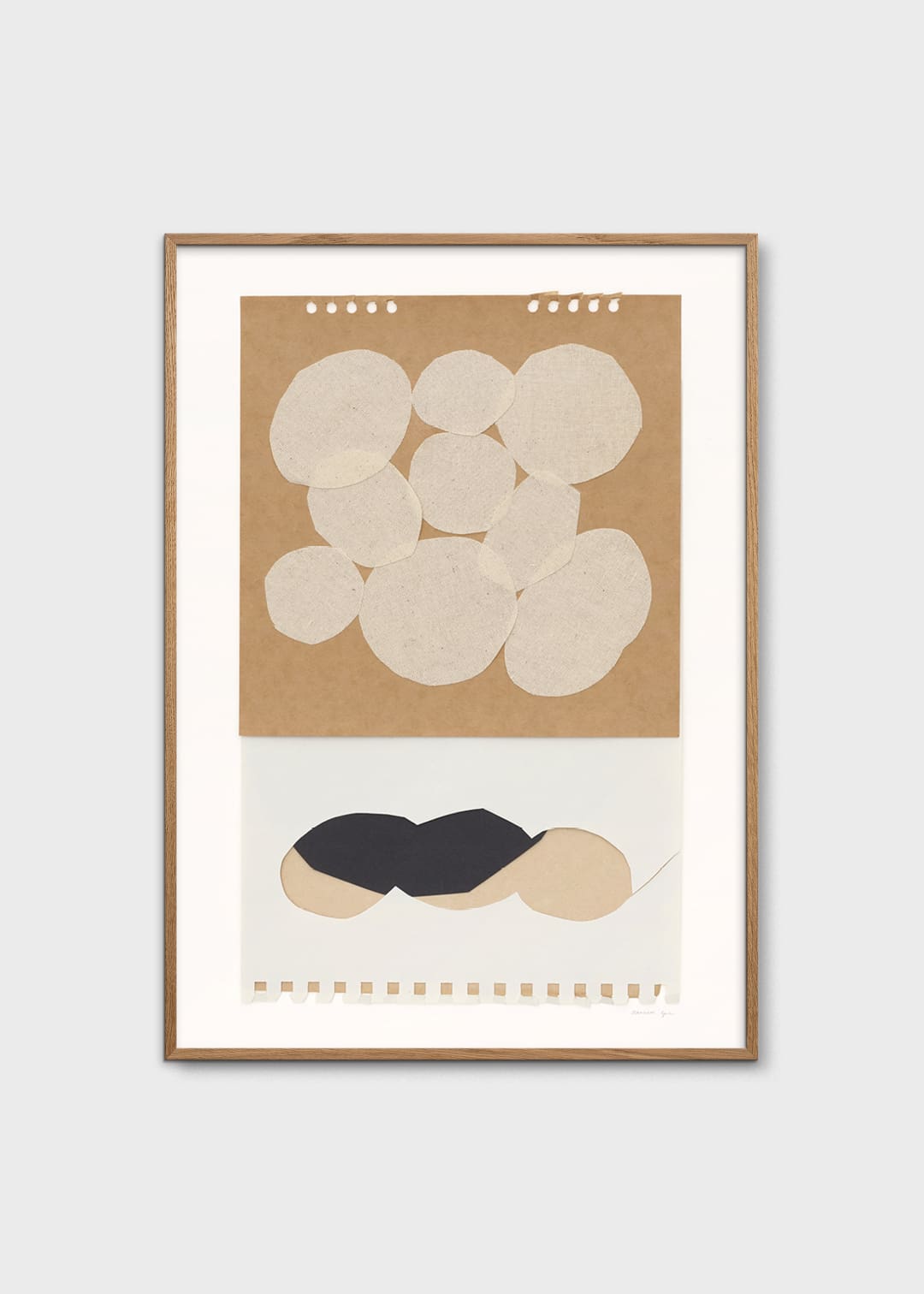 The Poster Club Dotted No. 145 Kunstdruck 30x40 beige