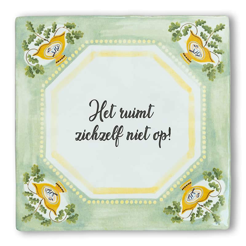 StoryTiles Delft Blue Garden Flowers Fliese S 10x10 Wunschtext