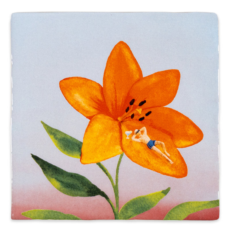 Storytiles Delft blue Unwinding Fliese 10x10 cm Entspannung