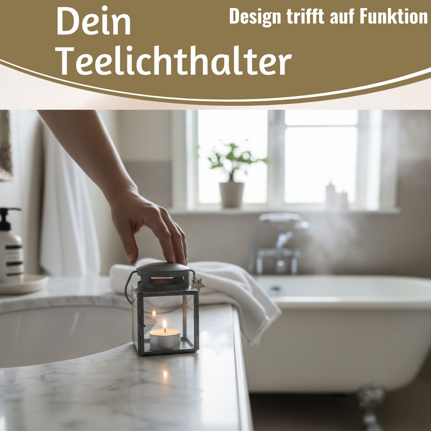 LS-LebenStil Küche & Haushalt IB Laursen Laterne Grau 10cm