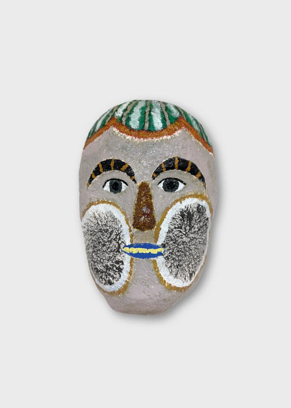The Poster Club Art Prints Mask No. 257 Wandmaske 13x21 handbemalt