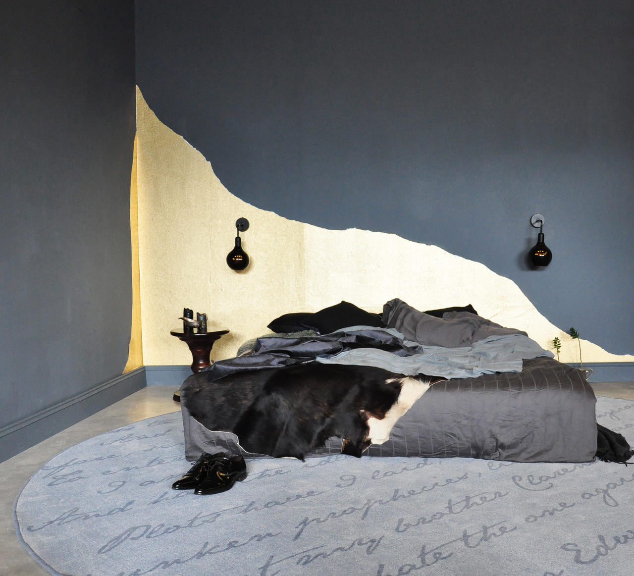 Mineheart Lighting King Edison Ghost Wandleuchte schwarz