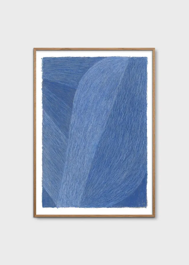 The Poster Club Art Prints Aude in Bretagne Poster A4 blau