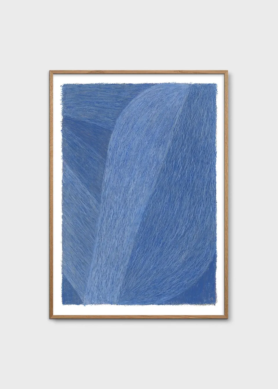 The Poster Club Art Prints Aude in Bretagne Poster A4 blau