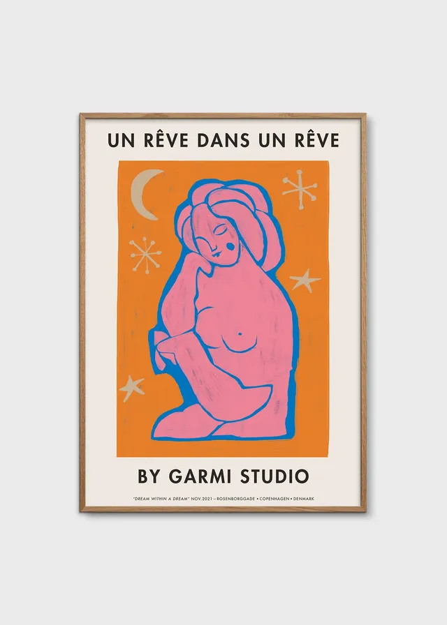 The Poster Club Dream Within A Dream Poster 30x40 orange