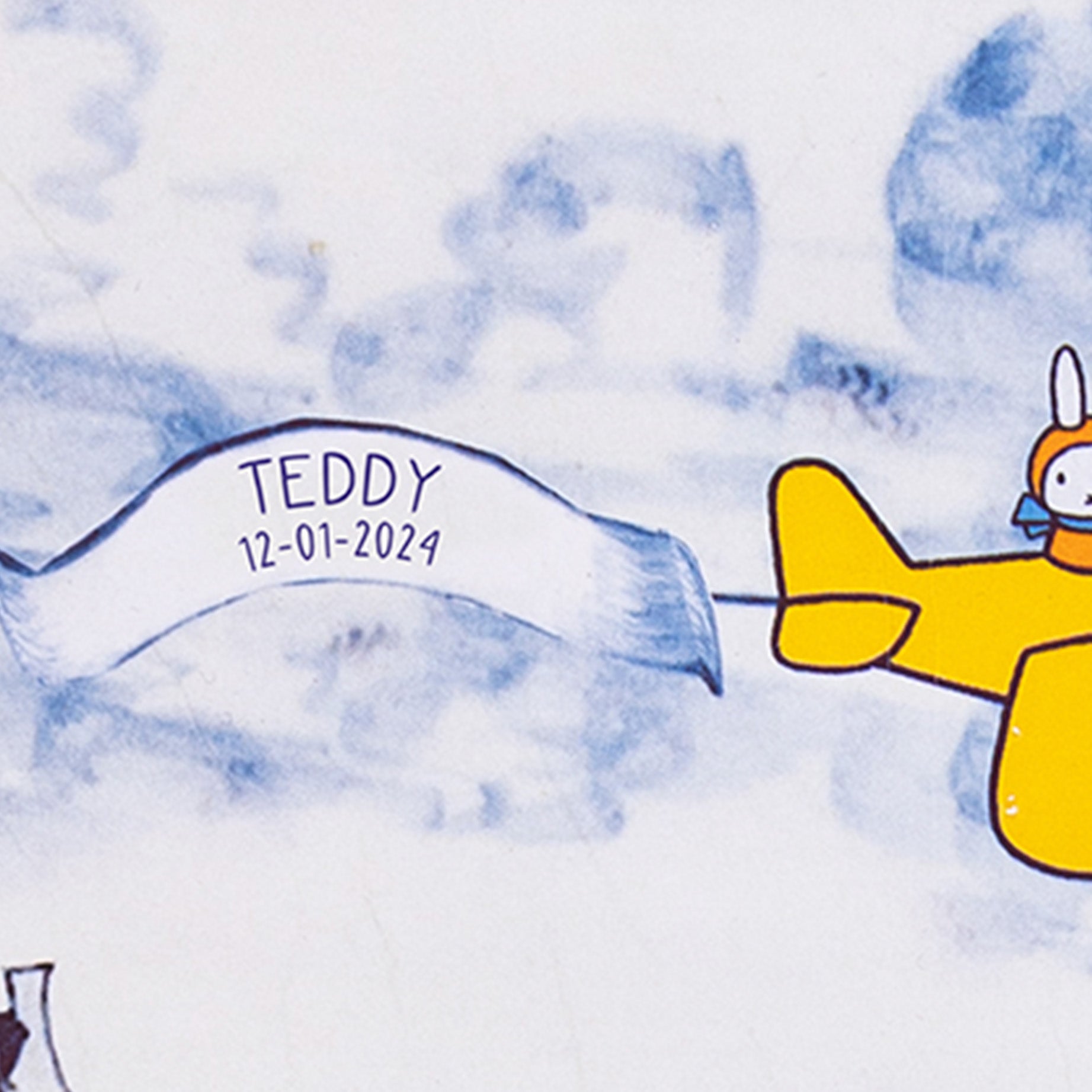 Storytiles Delft Blue Nijntjes Reise Wandfliese M Baby