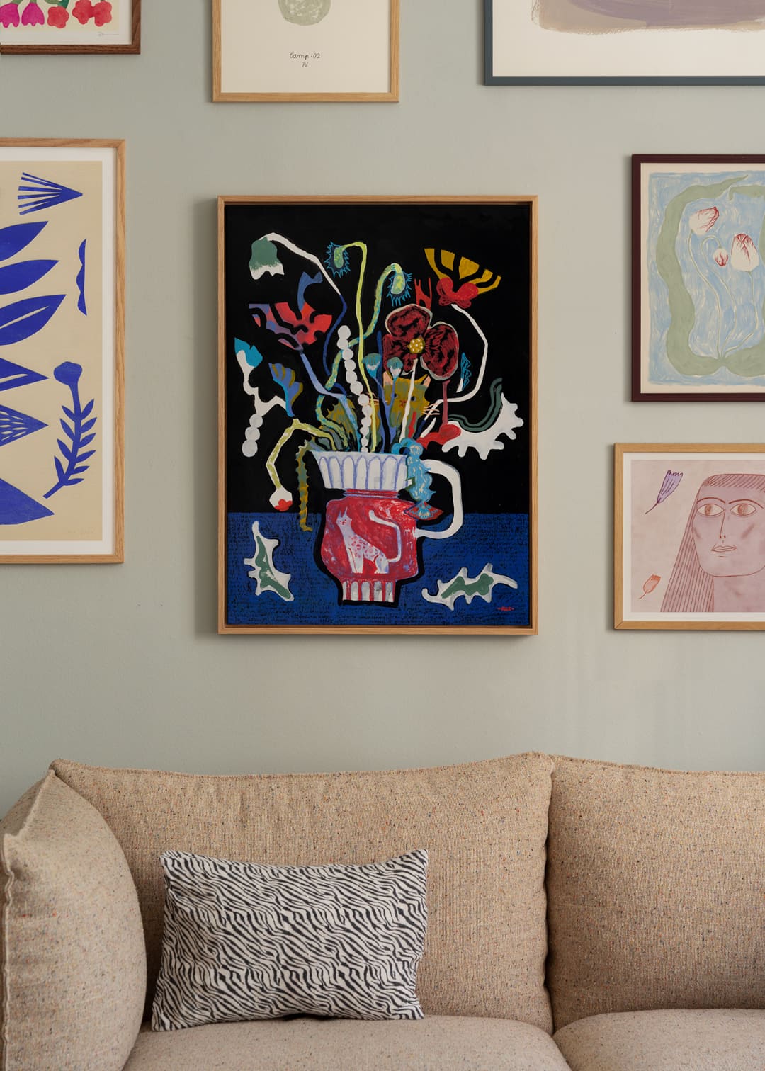 The Poster Club Art Prints The Vase Leinwandbild 30x40