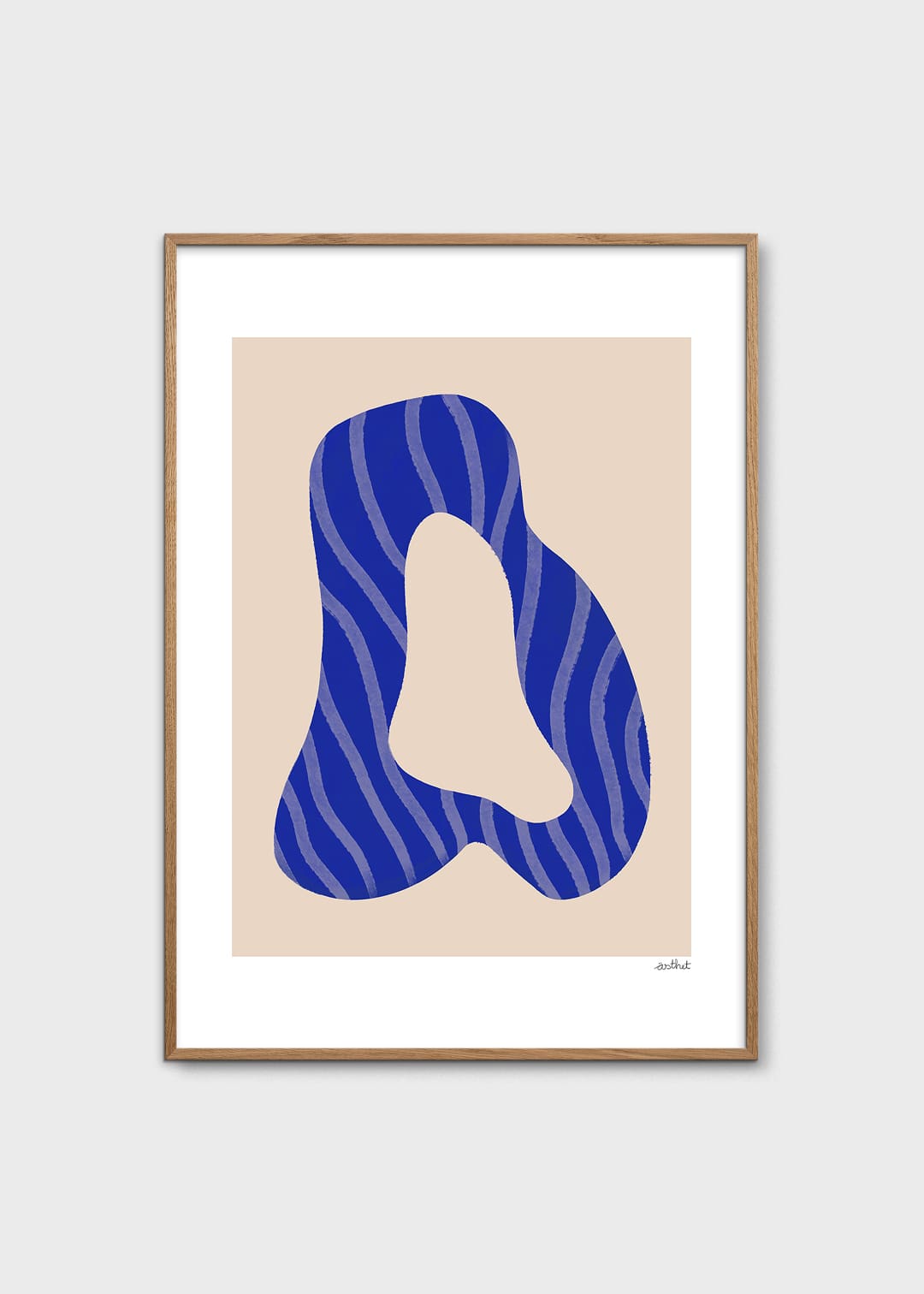 The Poster Club Skulptur No 02 Kunstdruck 30x40 cm beige