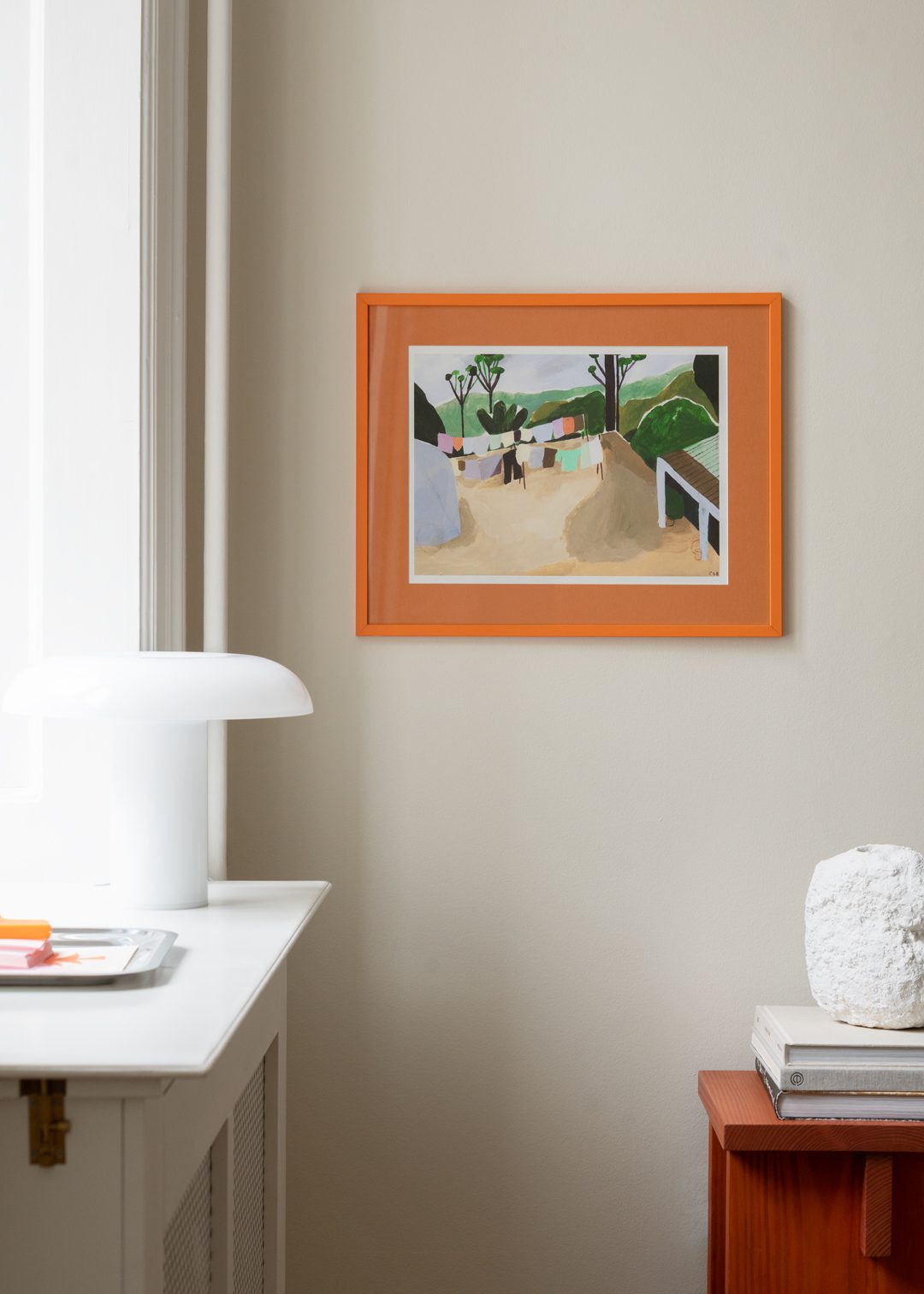 The Poster Club Art Prints Orange Passepartout 30x40 cm