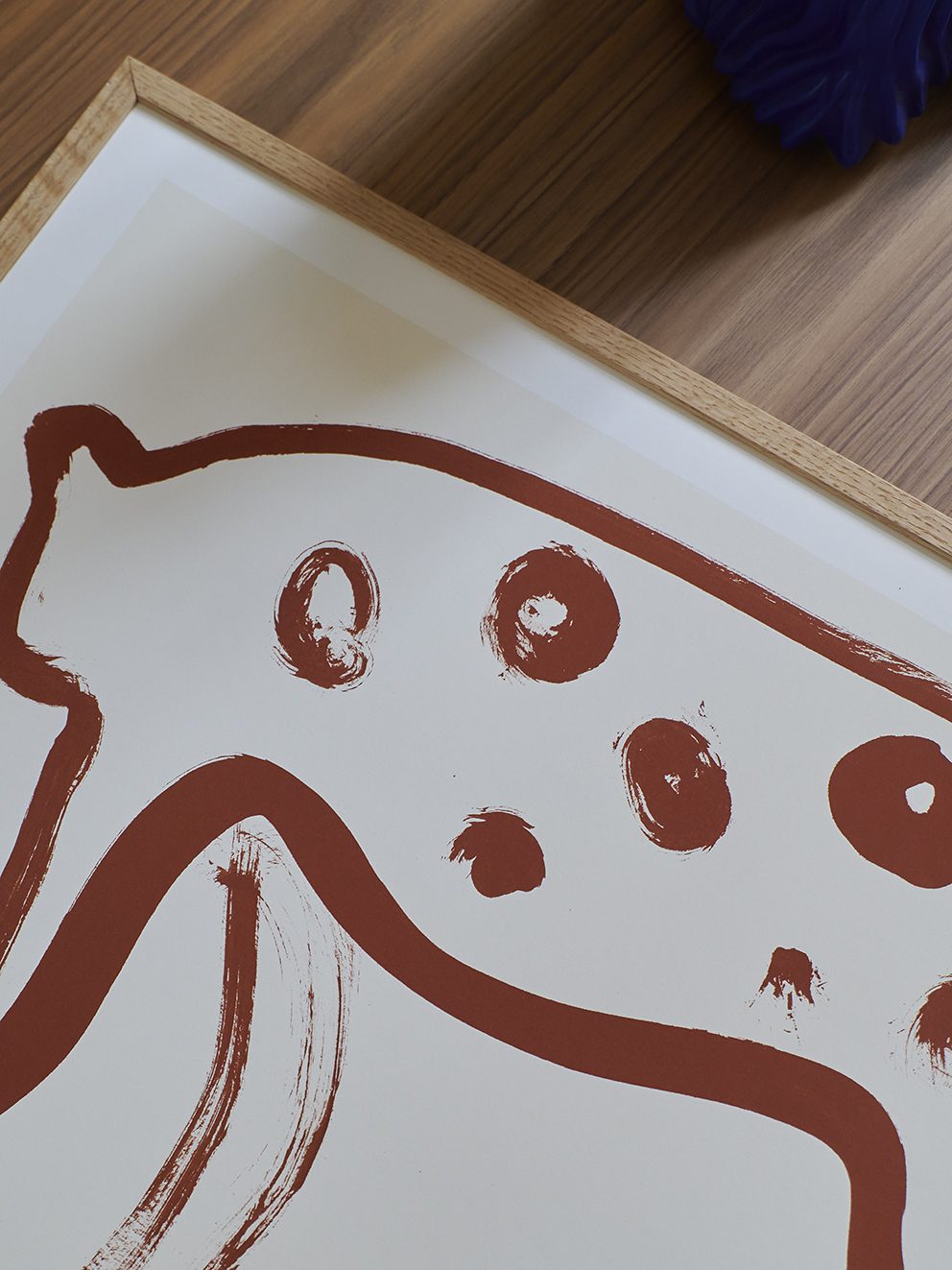 The Poster Club Jaguar 01 Poster 30x40 cm rotes Tiermotiv