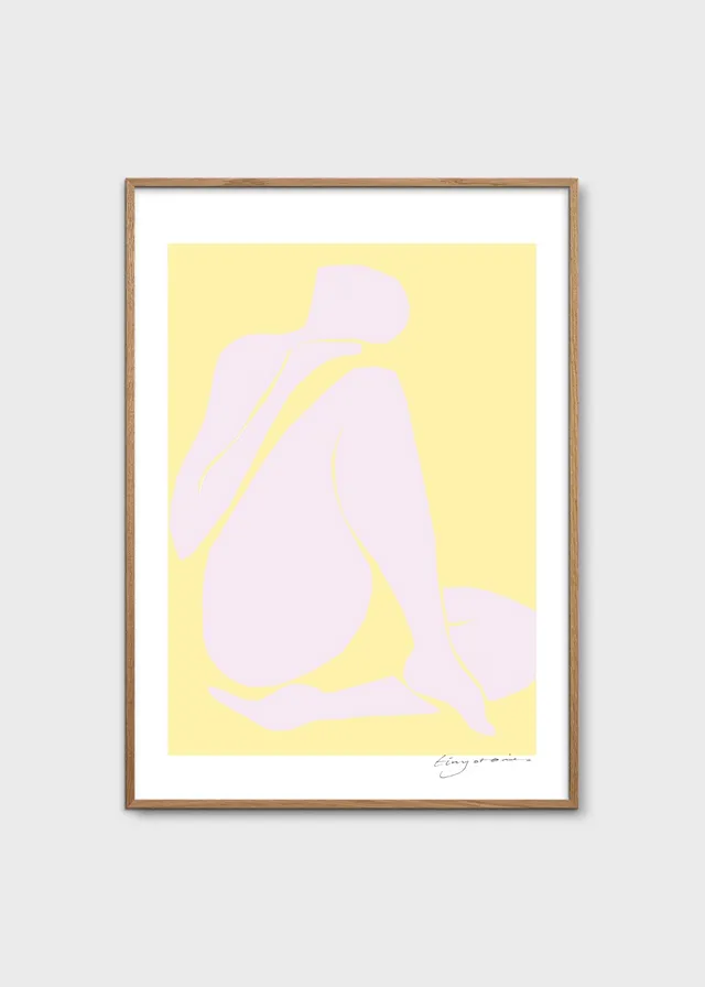 The Poster Club Lilac Intimacy Kunstdruck 30x40 cm lila