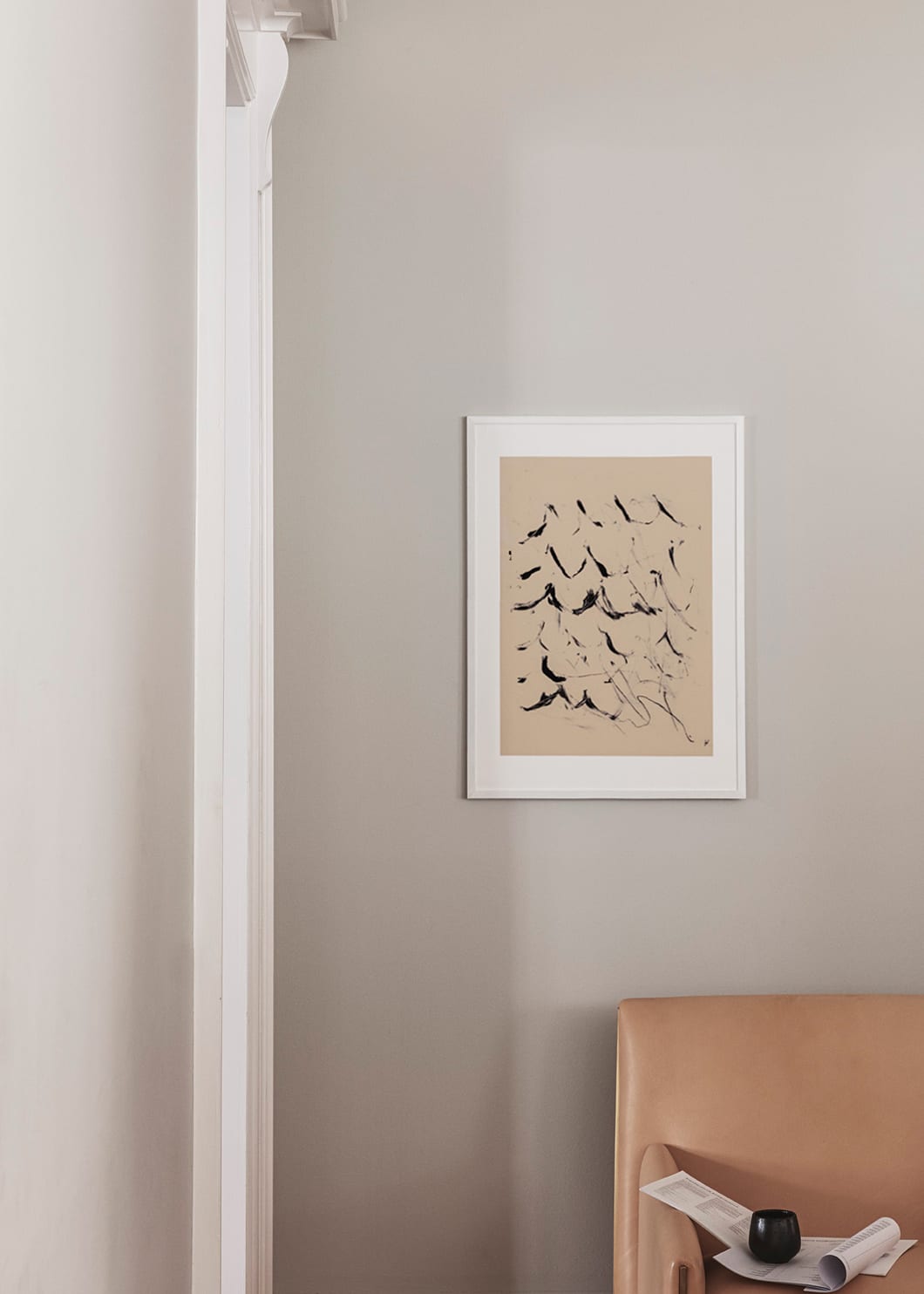 The Poster Club The Sea Poster 30x40 beige