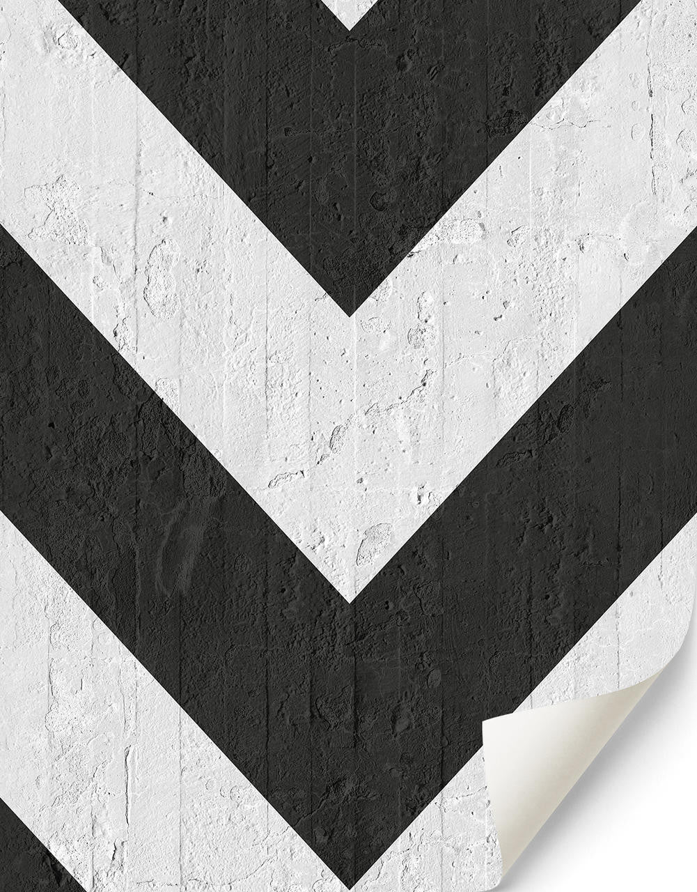 Mineheart Black Geometric Stripes Tapete schwarz Rolle