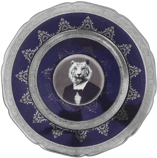 Mineheart Rugs The Tiger Rug Teppich Rund 200x200 Blau