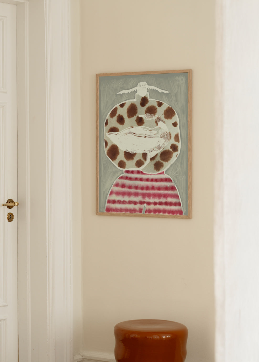 The Poster Club Art Prints Lovebird Poster 30x40 cm Tiermotiv