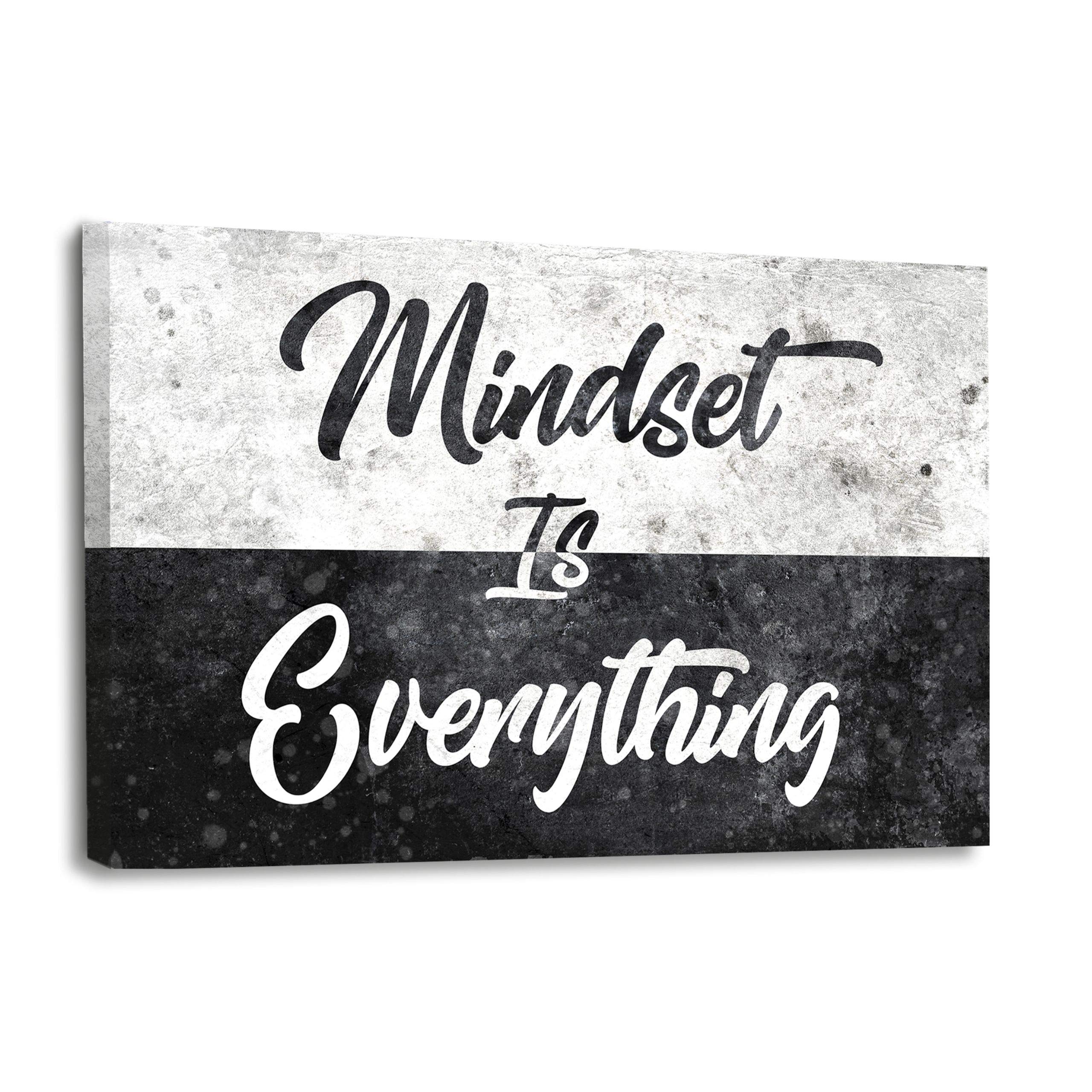 Hustling Sharks Mindset is Everything Leinwand 45x30 Büro