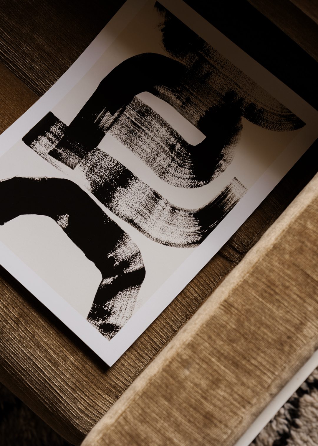 The Poster Club Art Prints My Strokes Poster 30x40 cm schwarz