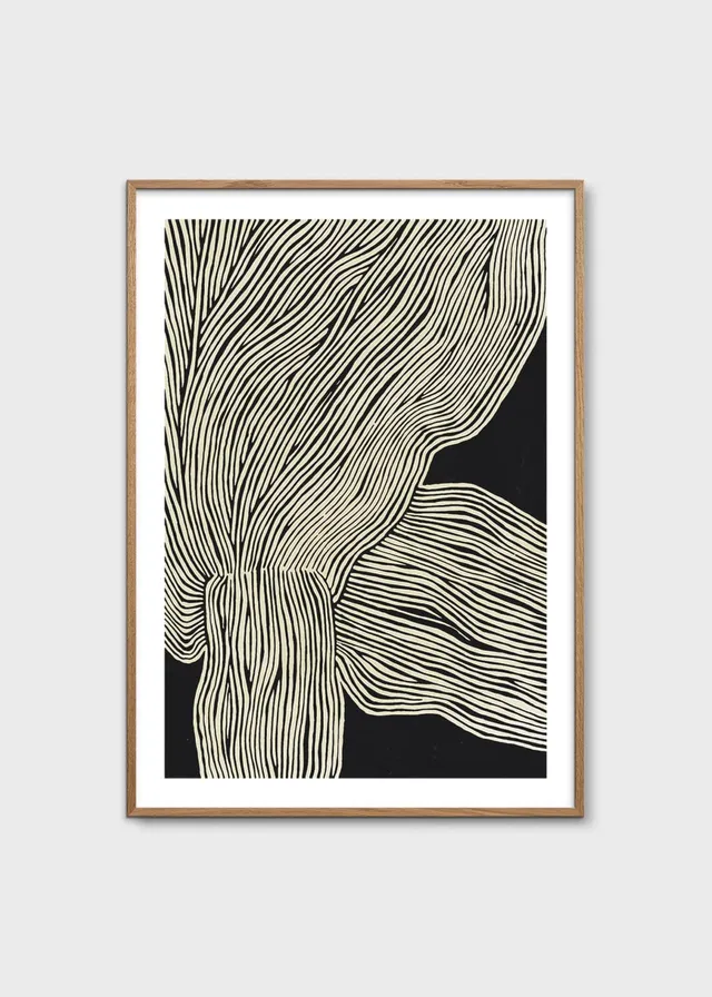 The Poster Club The Line No 13 Kunstdruck 30x40 beige