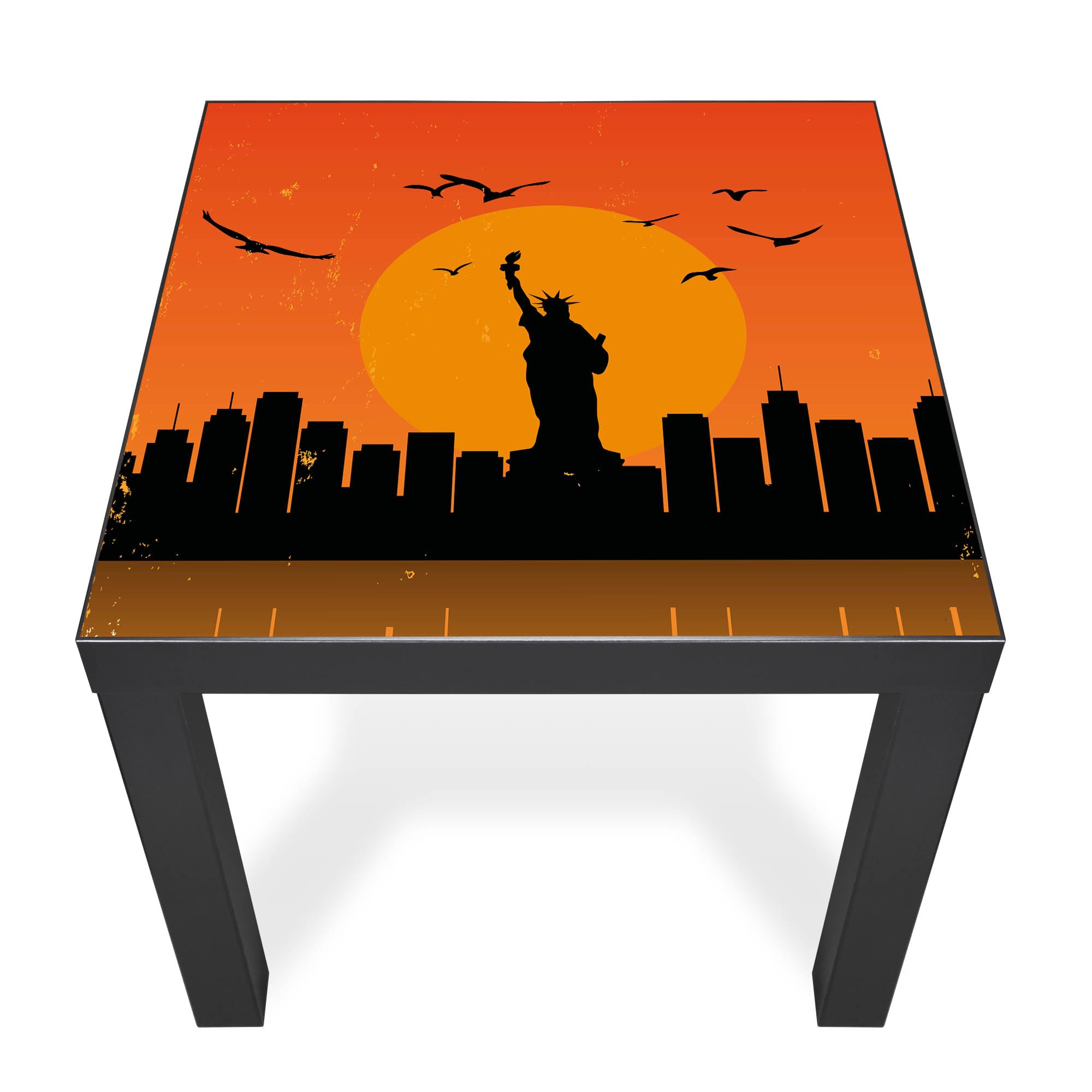 Banjado Möbelfolie City Poster New York Tischfolie 55x55