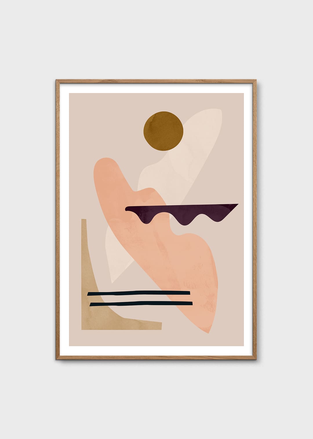 The Poster Club Art Prints Mellow Poster 30x40 Bunt