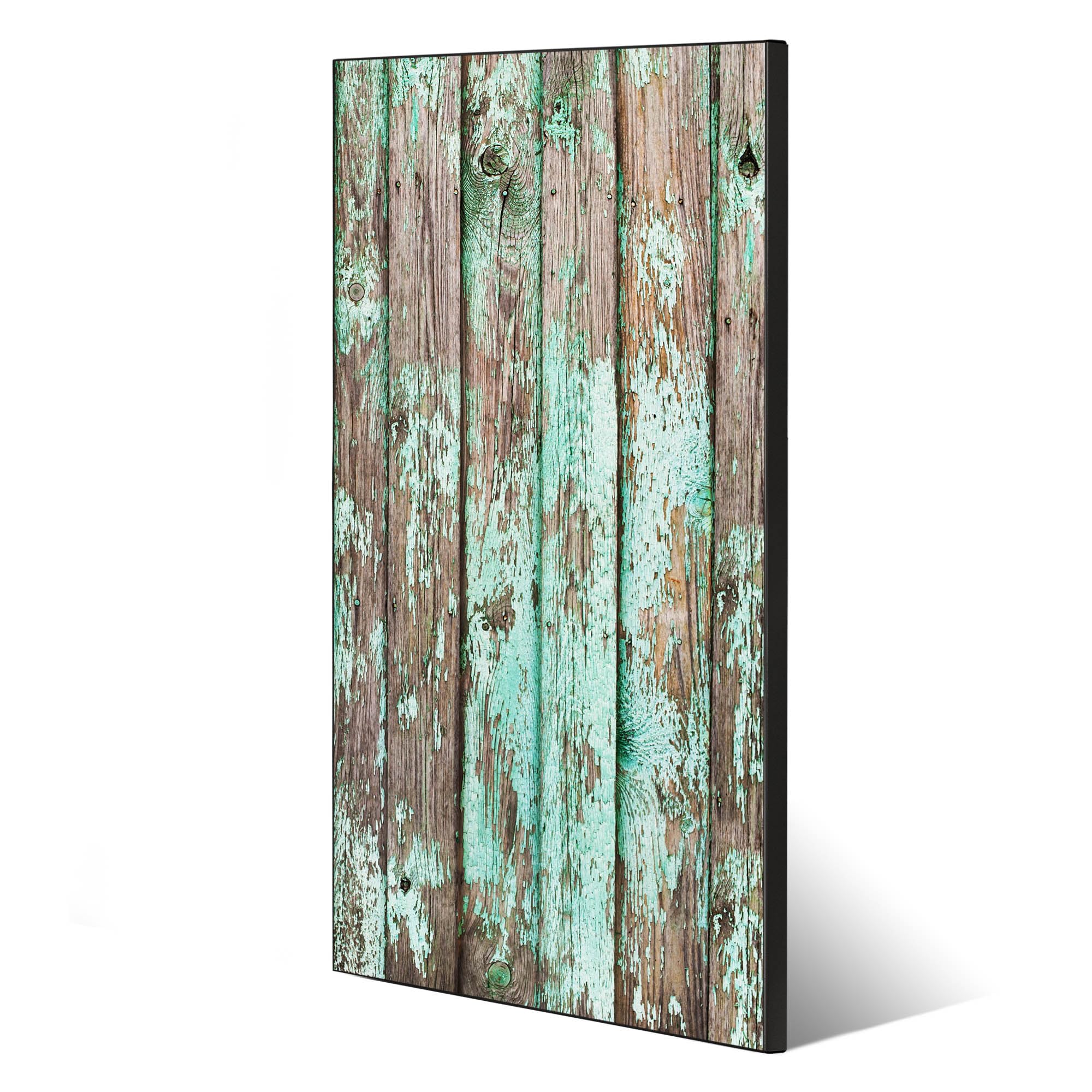Banjado Magnettafel 37x78 Magnetpinnwand Verwittertes Holz