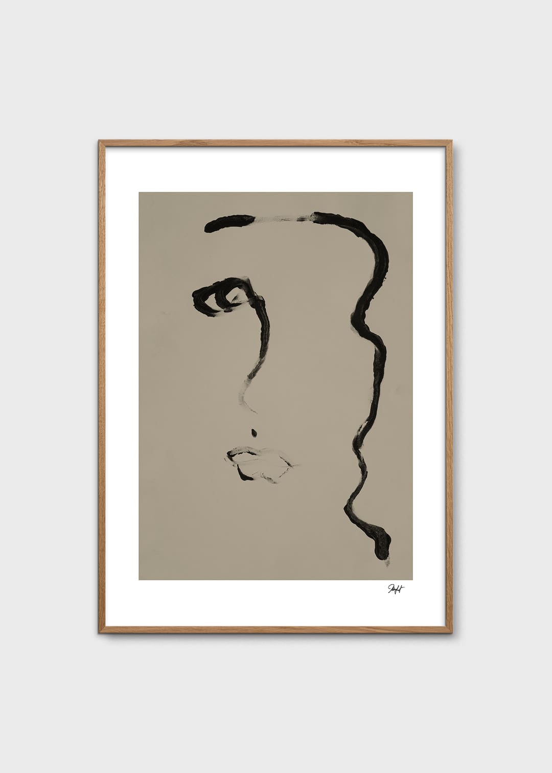 The Poster Club Dame From Broadway Kunstdruck 30x40 beige