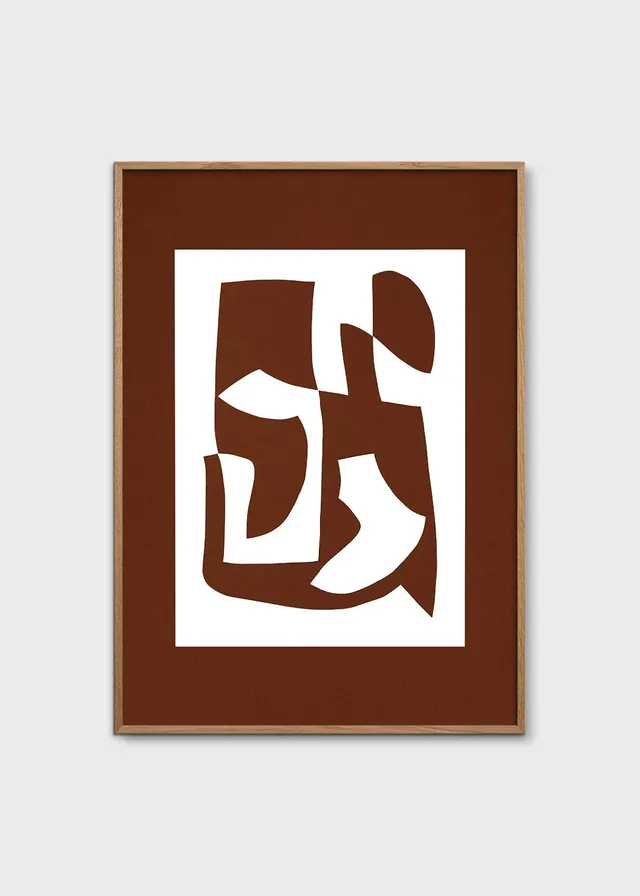 The Poster Club Wall Objects Object Blanc No.22 Bild 30x40 beige