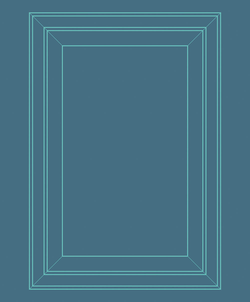 Mineheart Outline Tapete Petrol Aquamarin Paneel