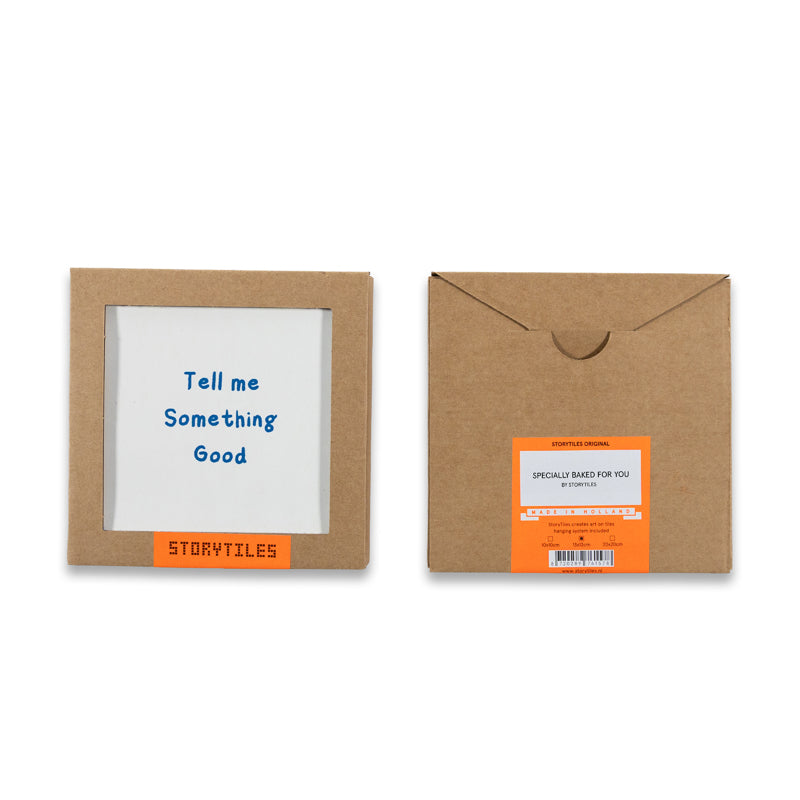 StoryTiles Delft Blue A note to you Fliese 10x10 cm personalisiert